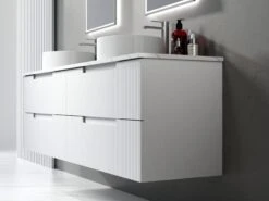 Verona Mark II Wall Hung Vanity 600-1800mm -HERA BATHWARE verona mark ii wall hung vanity 600 1800mmcabinet only600mmvanitiesaulic 580471
