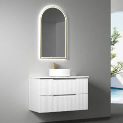 Verona Mark II Wall Hung Vanity 600-1800mm -HERA BATHWARE verona mark ii wall hung vanity 600 1800mmcabinet only900mmvanitiesaulic 199069