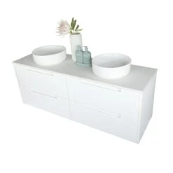Verona Matte White Vanity Cabinet Only | Fifth Avenue -HERA BATHWARE verona matte white vanity cabinet only fifth avenue1800mmvanitiesfifth ave 589319