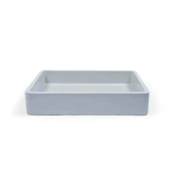 Vesl Rectangle Basin - Surface Mount -HERA BATHWARE vesl rectangle basin surface mountpowder bluenood co 420676