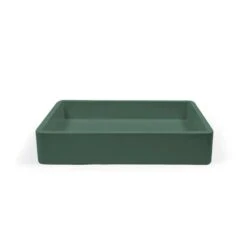 Vesl Rectangle Basin - Surface Mount -HERA BATHWARE vesl rectangle basin surface mounttealnood co 743365