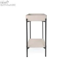 Vesl Square Basin - Stand -HERA BATHWARE vesl square basin standmorning mistnood co 580898