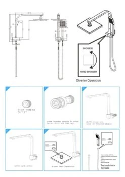 Vibe 2 In 1 Shower Set - Chrome 5 Vibe 2 In 1 Shower Set - Chrome -HERA BATHWARE vibe 2 in 1 shower set chromechromeshower setnero tapware 660976