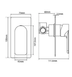 VOG Solid Brass Shower/Bath Wall Mixer -HERA BATHWARE vog solid brass showerbath wall mixerbrushed nickelshower mixeraquaperla 800800