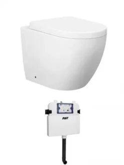 VOGHERA Rimless Inwall Floorstanding Toilet With R&T Cistern