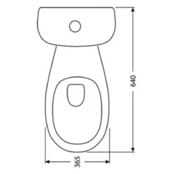 Vogue Casey Rimless Nano Close Coupled Toilet Suite -HERA BATHWARE vogue casey rimless nano close coupled toilet suitep traptoiletscob pen 435455