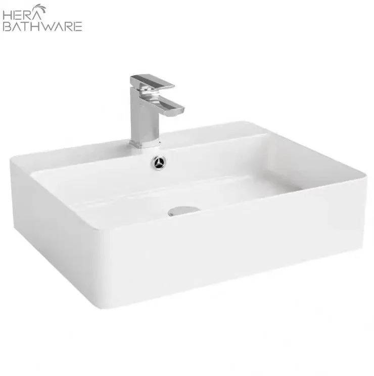 Wall Hung Square Basin 550mm 1 Wall Hung Square Basin 550mm