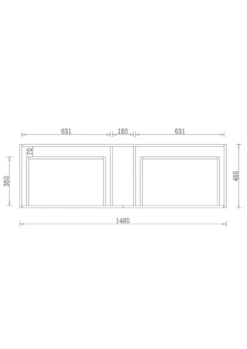 Yoko Wall Hung Vanity 600-1500mm 38 Yoko Wall Hung Vanity 600-1500mm -HERA BATHWARE yoko wall hung vanity 600 1500mmglossy white750vanitiessunny group 282124