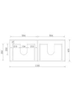 Yoko Wall Hung Vanity 600-1500mm 37 Yoko Wall Hung Vanity 600-1500mm -HERA BATHWARE yoko wall hung vanity 600 1500mmglossy white750vanitiessunny group 390994