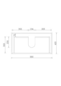 Yoko Wall Hung Vanity 600-1500mm 35 Yoko Wall Hung Vanity 600-1500mm -HERA BATHWARE yoko wall hung vanity 600 1500mmglossy white750vanitiessunny group 482540