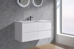 Yoko Wall Hung Vanity 600-1500mm 28 Yoko Wall Hung Vanity 600-1500mm -HERA BATHWARE yoko wall hung vanity 600 1500mmglossy white750vanitiessunny group 723311