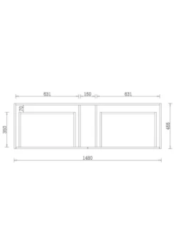 Yoko Wall Hung Vanity 600-1500mm 36 Yoko Wall Hung Vanity 600-1500mm -HERA BATHWARE yoko wall hung vanity 600 1500mmglossy white750vanitiessunny group 742811