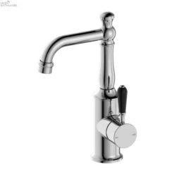 YORK Basin Mixer 10 YORK Basin Mixer -HERA BATHWARE york basin mixerblack porcelainchromebasin mixernero tapware 386747