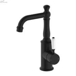 YORK Basin Mixer 12 YORK Basin Mixer -HERA BATHWARE york basin mixerwhite porcelainmatte blackbasin mixernero tapware 326109