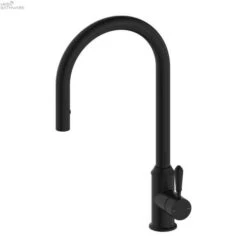 YORK Pull Out Sink Mixer With Vegie Spray -HERA BATHWARE york pull out sink mixer with vegie spraymetalmatte blackkitchen mixernero tapware 918816