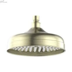 YORK Shower Head 200mm -HERA BATHWARE york shower head 200mmaged brassshower headnero tapware 753666