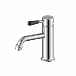 York Straight Basin Mixer 14 York Straight Basin Mixer -HERA BATHWARE york straight basin mixerblack porcelainchromebasin mixernero tapware 534725