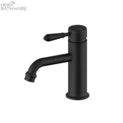 York Straight Basin Mixer 12 York Straight Basin Mixer -HERA BATHWARE york straight basin mixerdefaultmatte blackbasin mixernero tapware 836864