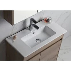 York Timber Slim Look Free Standing Vanity - 600mm 9 York Timber Slim Look Free Standing Vanity - 600mm -HERA BATHWARE york timber slim look free standing vanity 600mmceramic topvanitiesaulic 506365