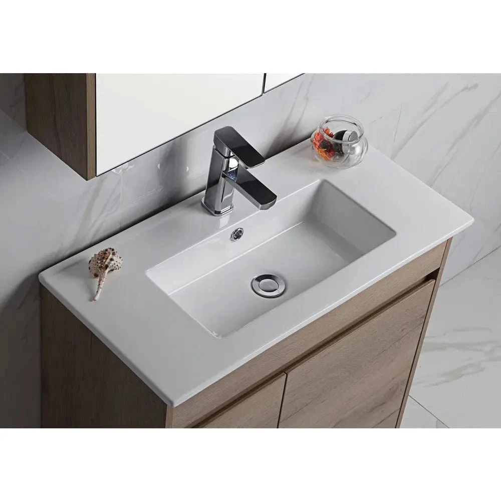 York Timber Slim Look Free Standing Vanity - 600mm 4 York Timber Slim Look Free Standing Vanity - 600mm - Image 4