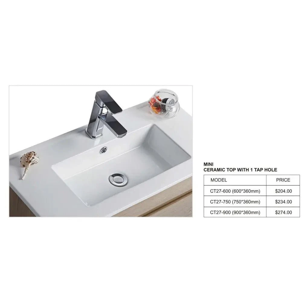 York Timber Slim Look Free Standing Vanity - 600mm 3 York Timber Slim Look Free Standing Vanity - 600mm - Image 3