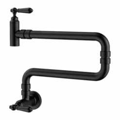 York Wall Mounted Pot Filler -HERA BATHWARE york wall mounted pot fillermatte blackkitchen mixernero tapware 313048