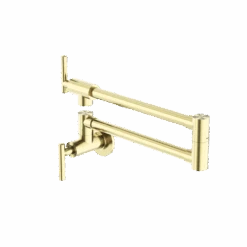 ZEN 316L Stainless Steel Pot Filler -HERA BATHWARE zen 316l stainless steel pot fillerbrushed goldkitchen mixernero tapware 142483