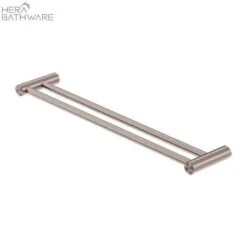 Zen SS316L 600mm Outdoor Towel Rail 19 Zen SS316L 600mm Outdoor Towel Rail -HERA BATHWARE zen ss316l 600mm outdoor towel railbrushed bronzedouble towel railsshower shelfnero tapware 970029