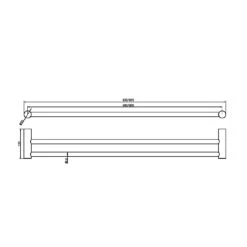 Zen SS316L 800mm Outdoor Towel Rail 13 Zen SS316L 800mm Outdoor Towel Rail -HERA BATHWARE zen ss316l 800mm outdoor towel raildouble towel railsbrushed nickelshower shelfnero tapware 912291