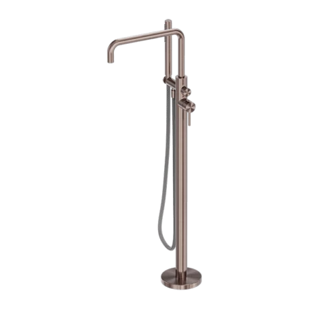 Zen SS316L Freestanding Bath Mixer With Outdoor Shower Hose 5 Zen SS316L Freestanding Bath Mixer With Outdoor Shower Hose - Image 5