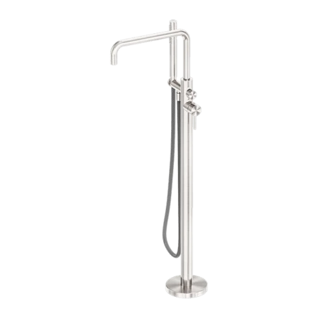 Zen SS316L Freestanding Bath Mixer With Outdoor Shower Hose 1 Zen SS316L Freestanding Bath Mixer With Outdoor Shower Hose