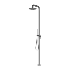 Zen SS316L Outdoor Freestanding Shower Column -HERA BATHWARE zen ss316l outdoor freestanding shower columngraphiteshower setnero tapware 485654