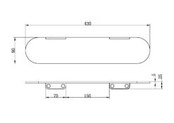 Zen SS316L Outdoor Metal Shower Shelf 7 Zen SS316L Outdoor Metal Shower Shelf -HERA BATHWARE zen ss316l outdoor metal shower shelfbrushed goldshower shelfnero tapware 185333