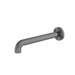 Zen SS316L Outdoor Spout Only 185/230mm -HERA BATHWARE zen ss316l outdoor spout only 185230mmgraphite185mmshower shelfnero tapware 589897